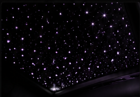 Starlight headliner installation